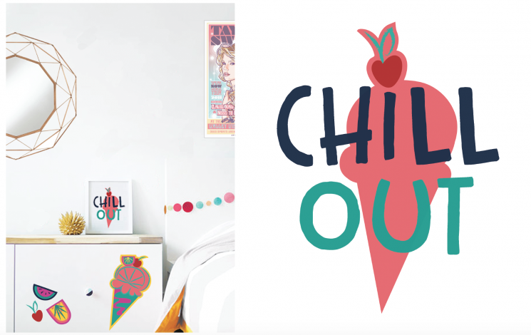 Patches & Pins, Wall Sticker/Decal Mock-Up