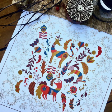 Seussical Otomni Scarf Print